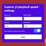 YouTube web adds Custom playback speed option