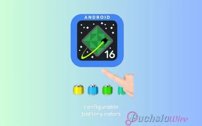 color-coded battery indicators
