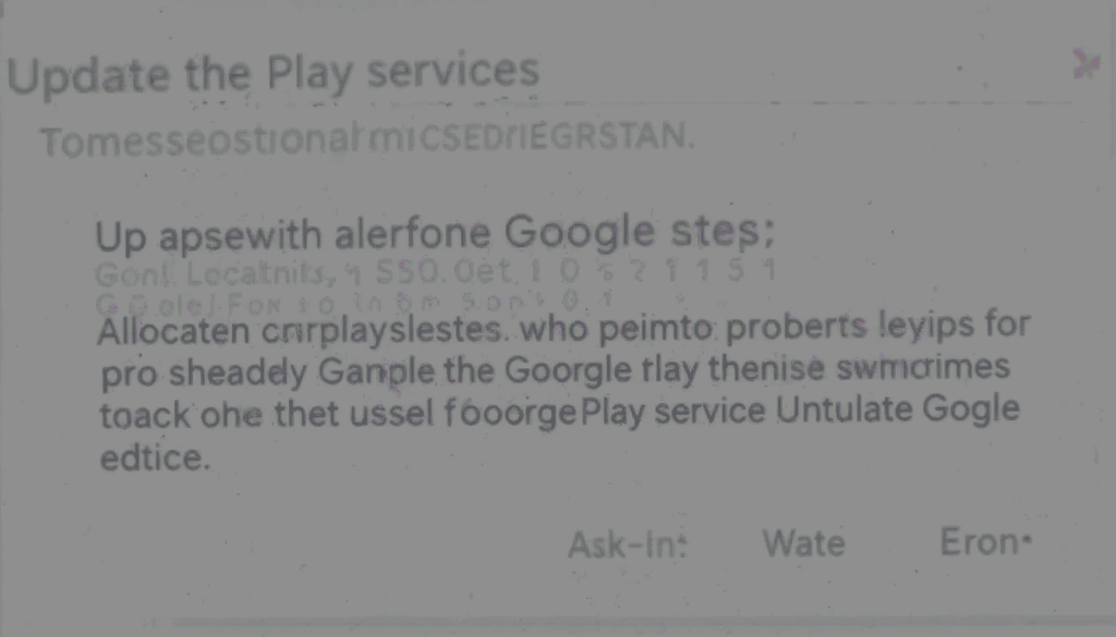 Update Google Play Services