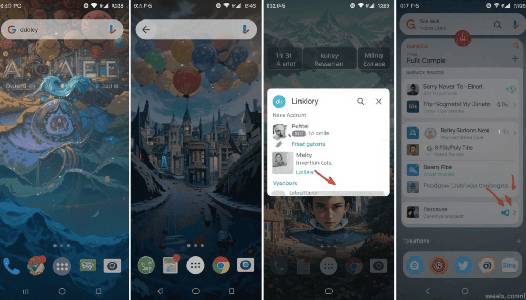 Fullscreen Account Switcher