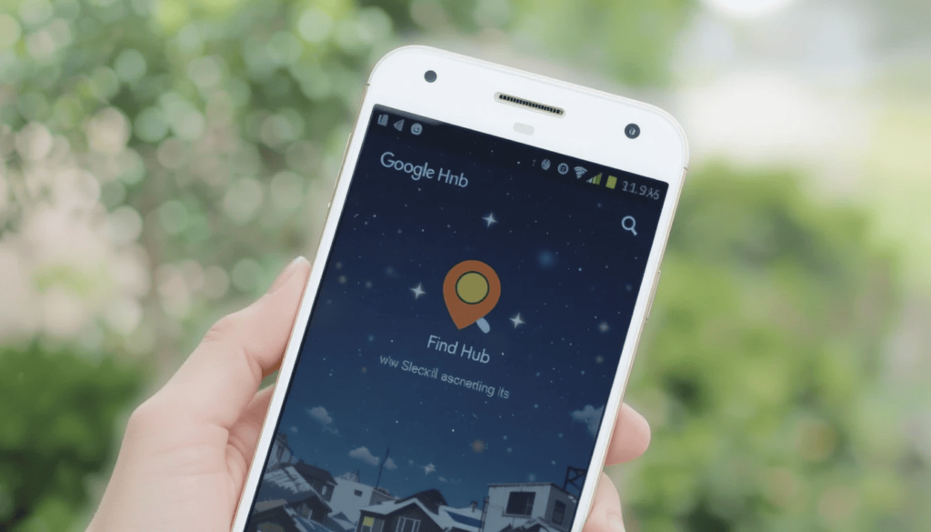 Google's 'Find Hub'