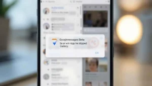 Google Messages Beta Crashes on Media Share