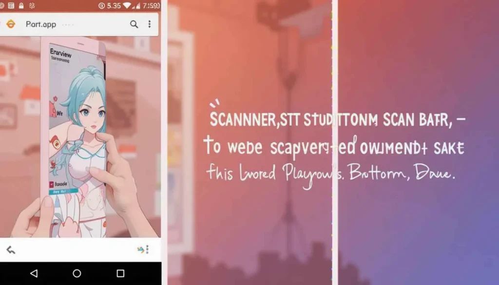 Scanner to Bottom Bar