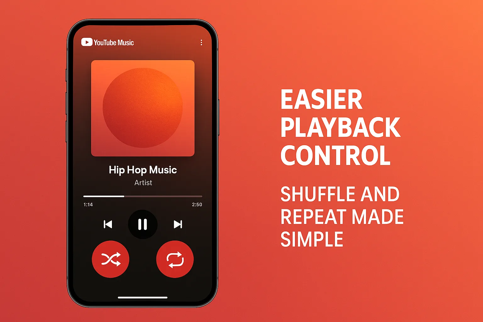 Shuffle and Repeat Buttons