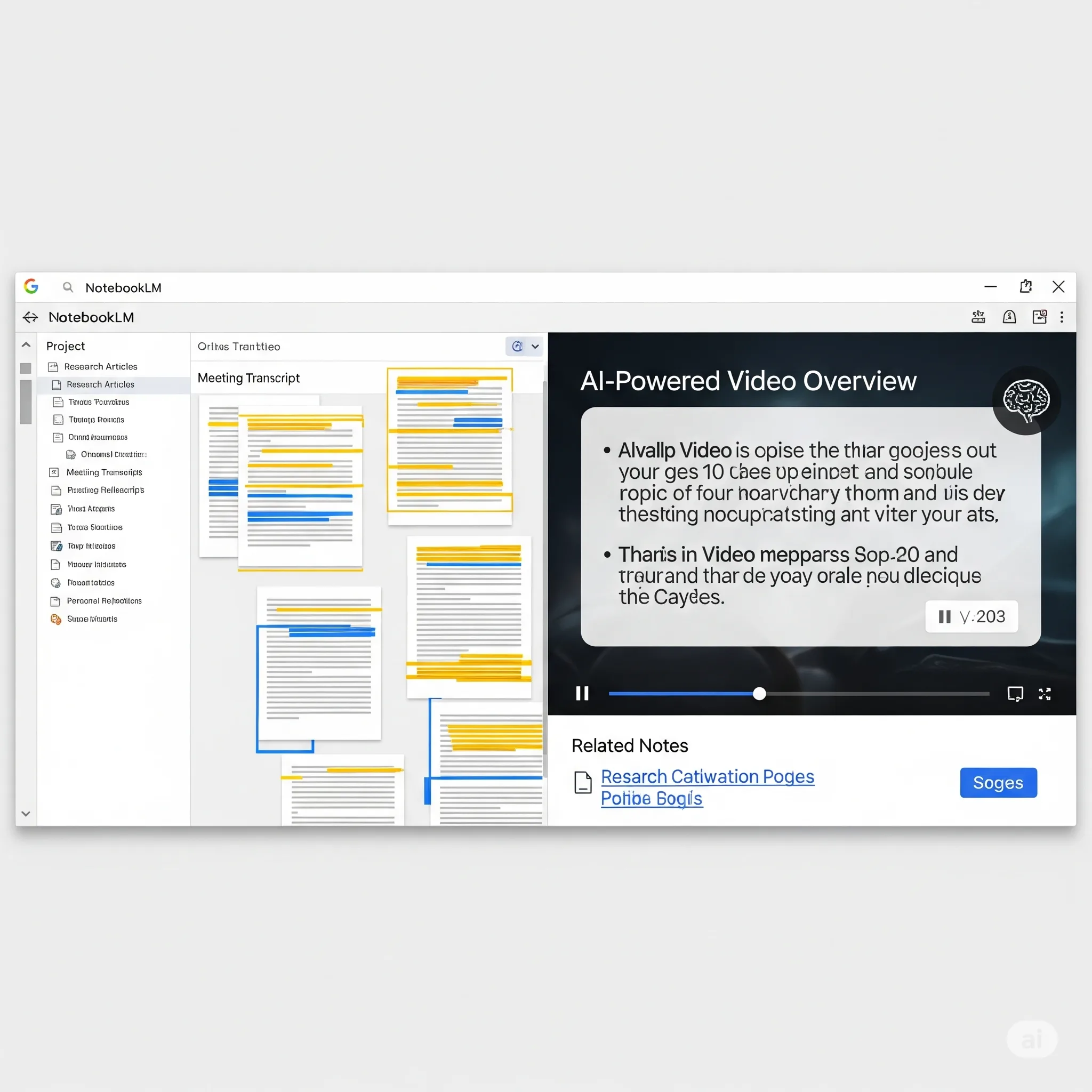 AI-Powered Video Overviews
