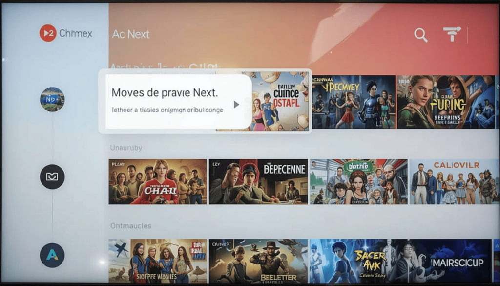 Android TV Homescreen