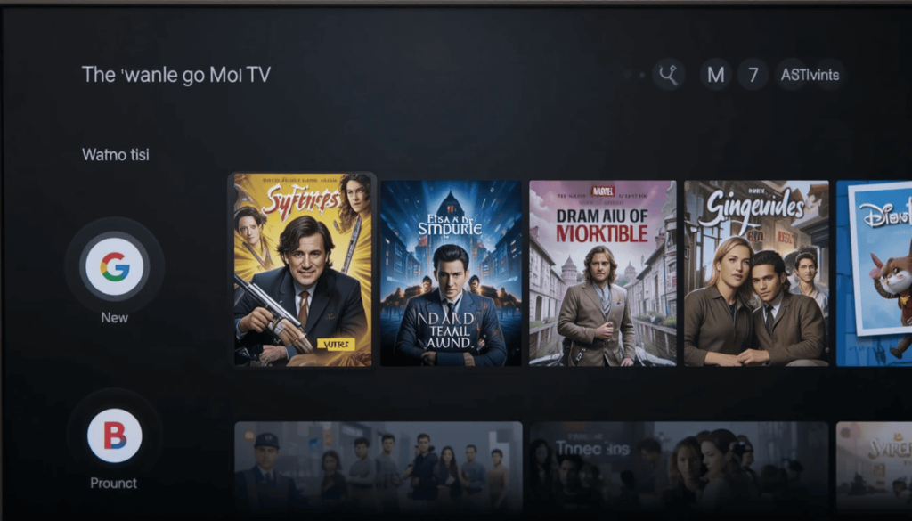 Android TV Homescreen