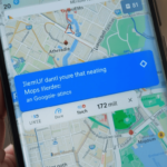 Notifications for Google Maps
