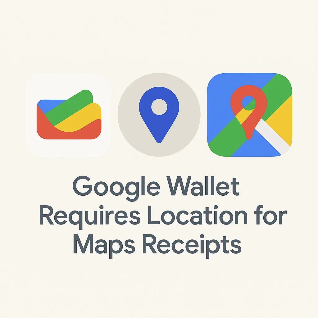 Location for Maps Receipts