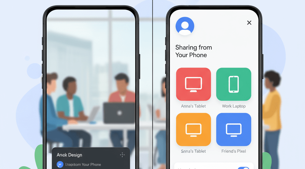 Quick Share Rolls Out Full-Screen Redesign on Android