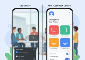 Quick Share Rolls Out Full-Screen Redesign on Android