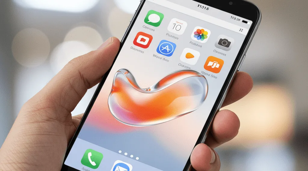 Chrome Liquid Glass