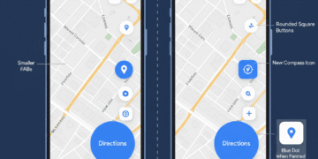 FAB new location button